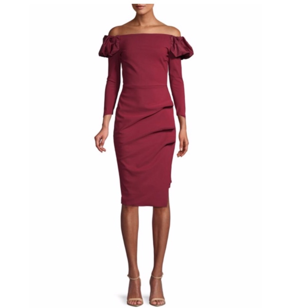 Chiara Boni La Petite Robe off the shoulder dress